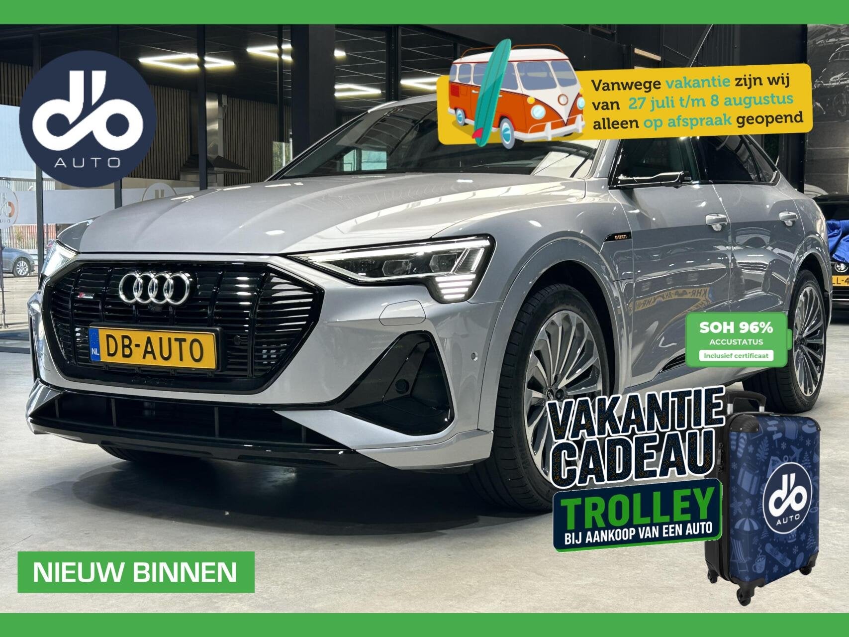 Audi E-Tron Sportback 95kWh Quattro S-Line 55 quattro S Edit, Auto's, Audi, Bedrijf, Te koop, e-tron, 4x4, ABS, Achteruitrijcamera