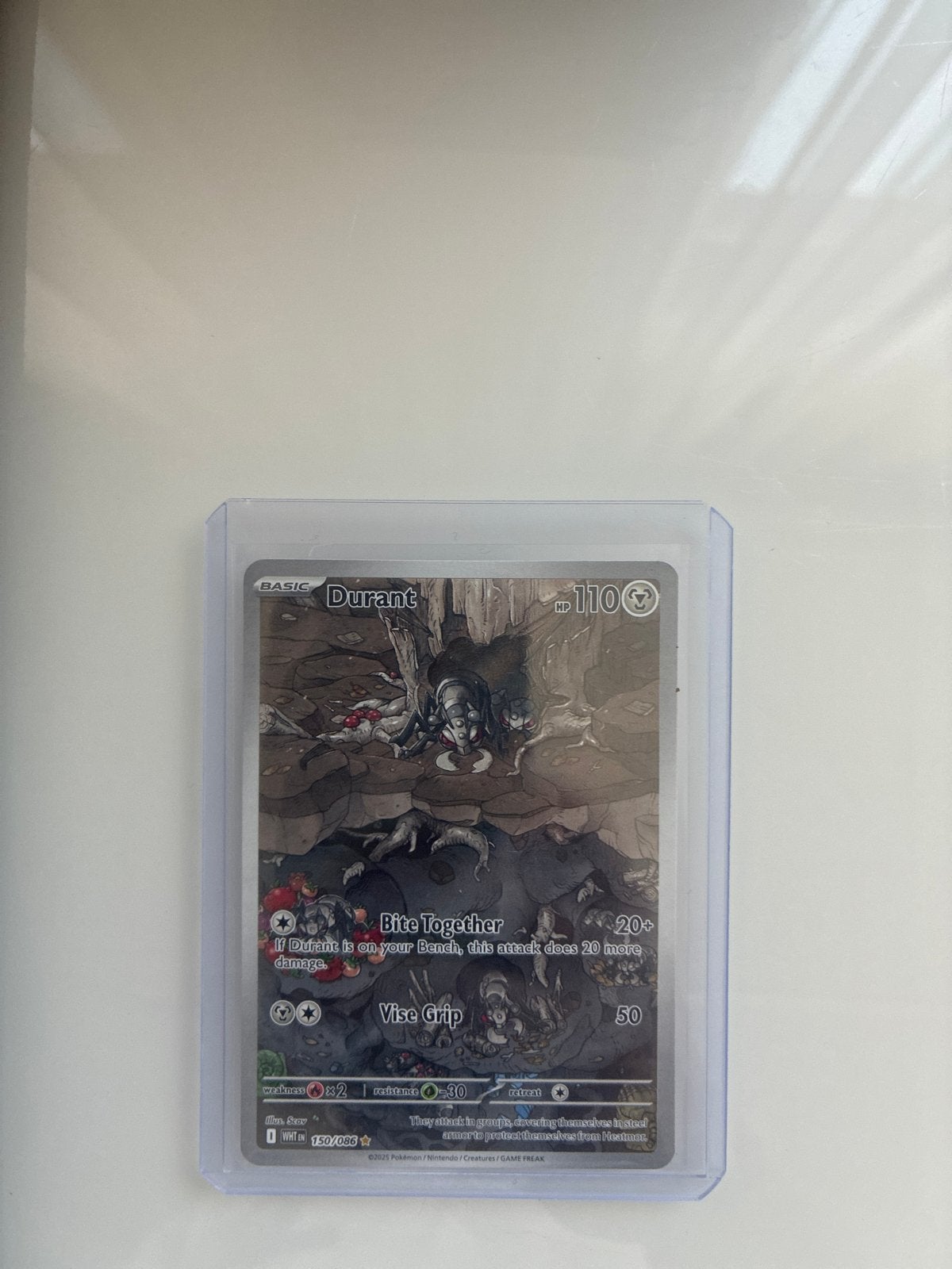 Durant (130/080) Pokémon kaart - Zo goed als nieuw, Ophalen, Zo goed als nieuw, Losse kaart