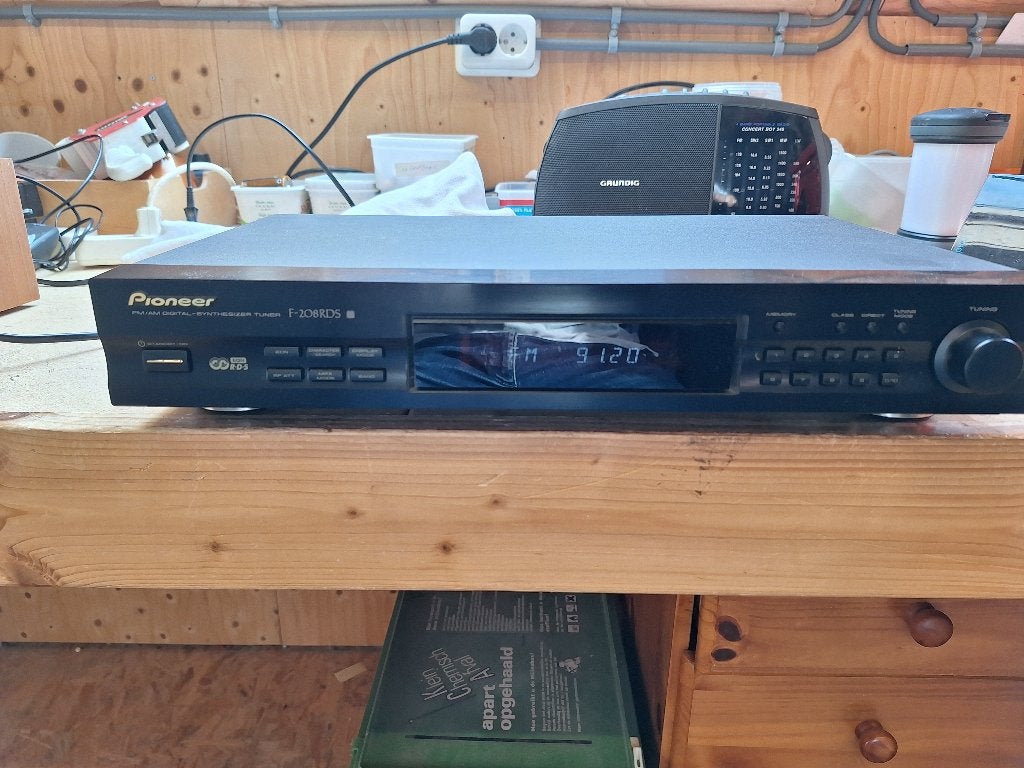Pioneer tuner F208RDS  (FM, MG, LG), Ophalen of Verzenden, Gebruikt, Analoog