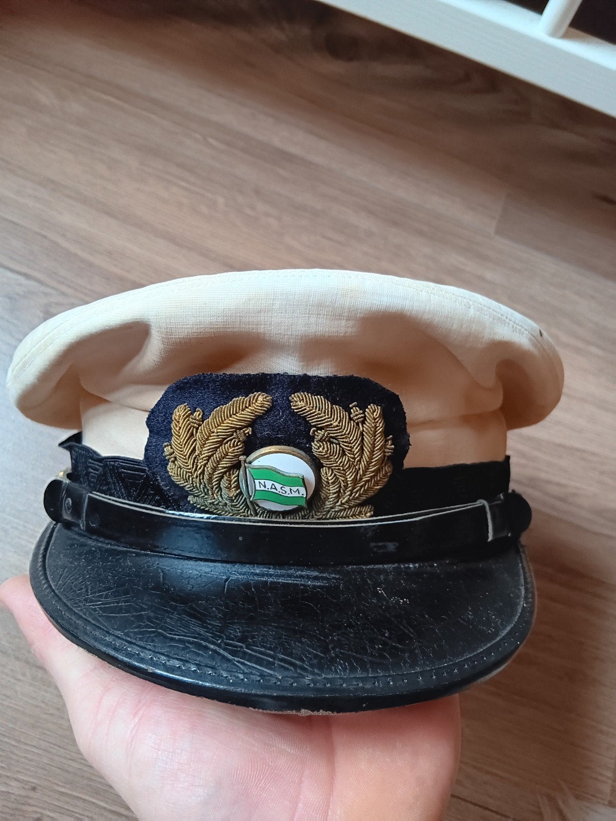 Holland Amerika Lijn pet, van voor 1945, Verzamelen, Ophalen of Verzenden, Overige soorten, Nederland, Helm of Baret