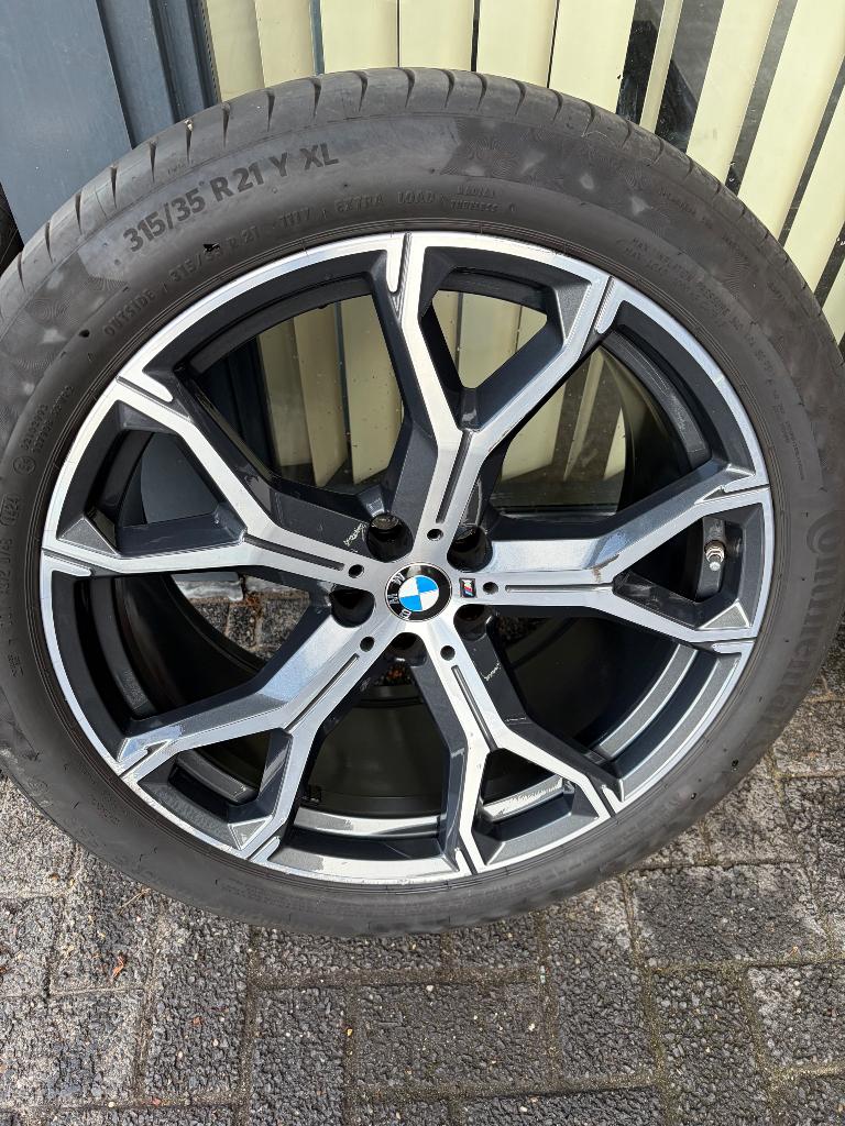 BMW X5 G05 velgen Styling 741M 21 inch breedset met banden, Auto-onderdelen, Banden en Velgen, Ophalen, Overige, Gebruikt, Overige