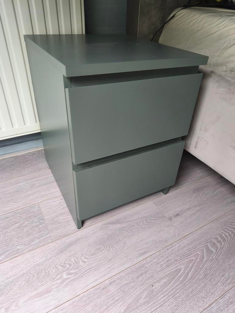 2x Ikea malm nachtkastjes, Huis en Inrichting, Ophalen, Gebruikt, Minder dan 45 cm