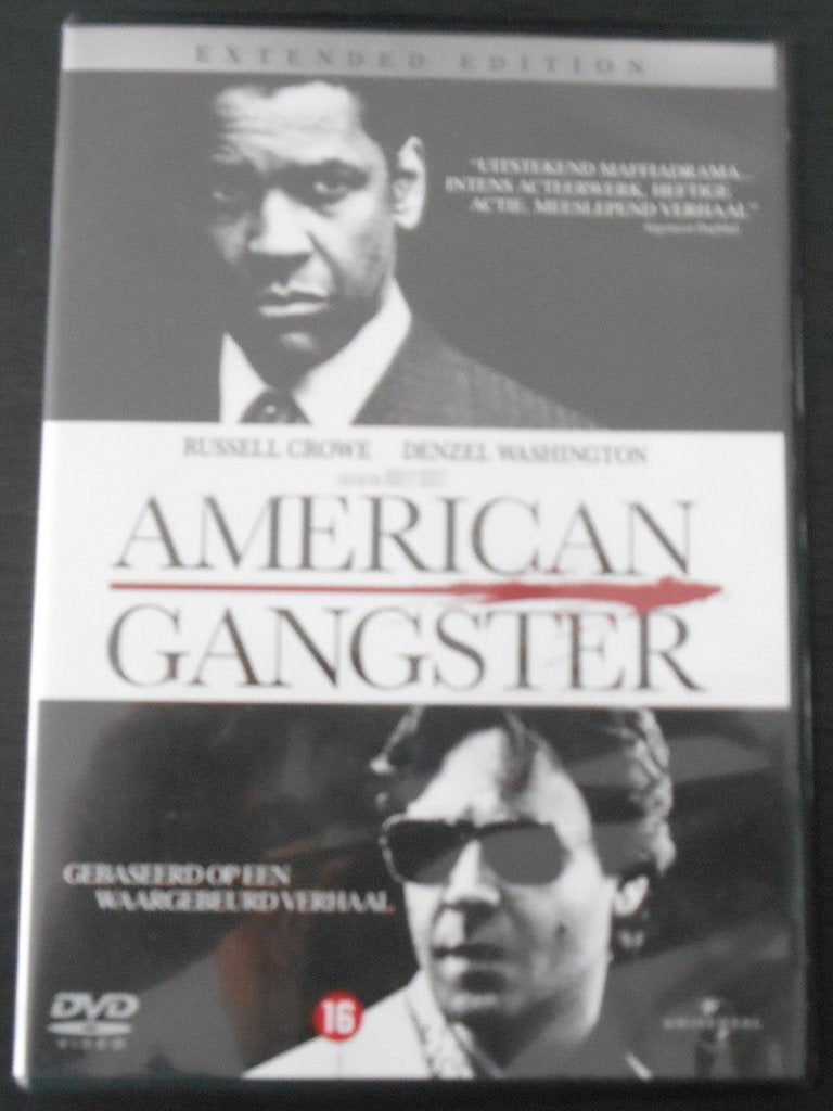 American gangster, Vanaf 16 jaar, Ophalen of Verzenden, Zo goed als nieuw, Actiethriller