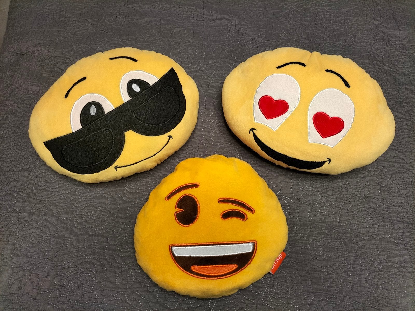 3 smiley kussens, Ophalen of Verzenden