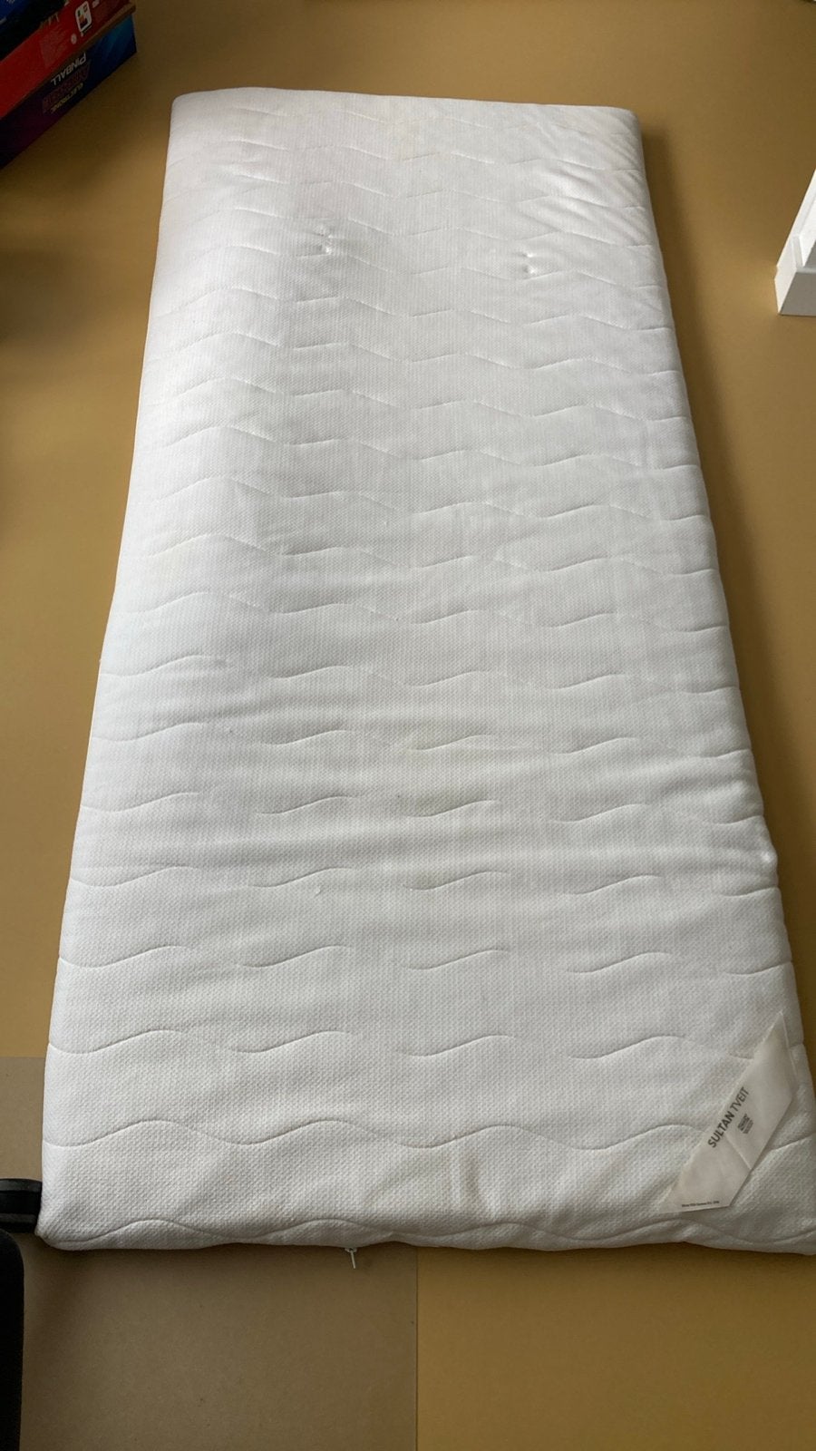 IKEA SULTAN TVEIT topper 90x200 cm matras, Ophalen, Gebruikt, 90 cm, Eenpersoons