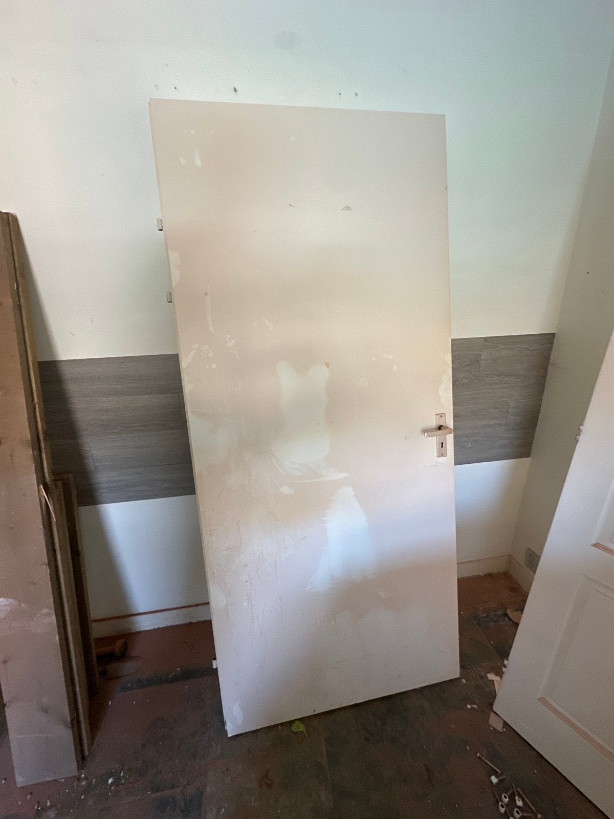 Zware deur 210x93cm - Robuust en Klaar voor Gebruik, Doe-het-zelf en Verbouw, Deuren en Horren, Ophalen, Gebruikt, 80 tot 100 cm