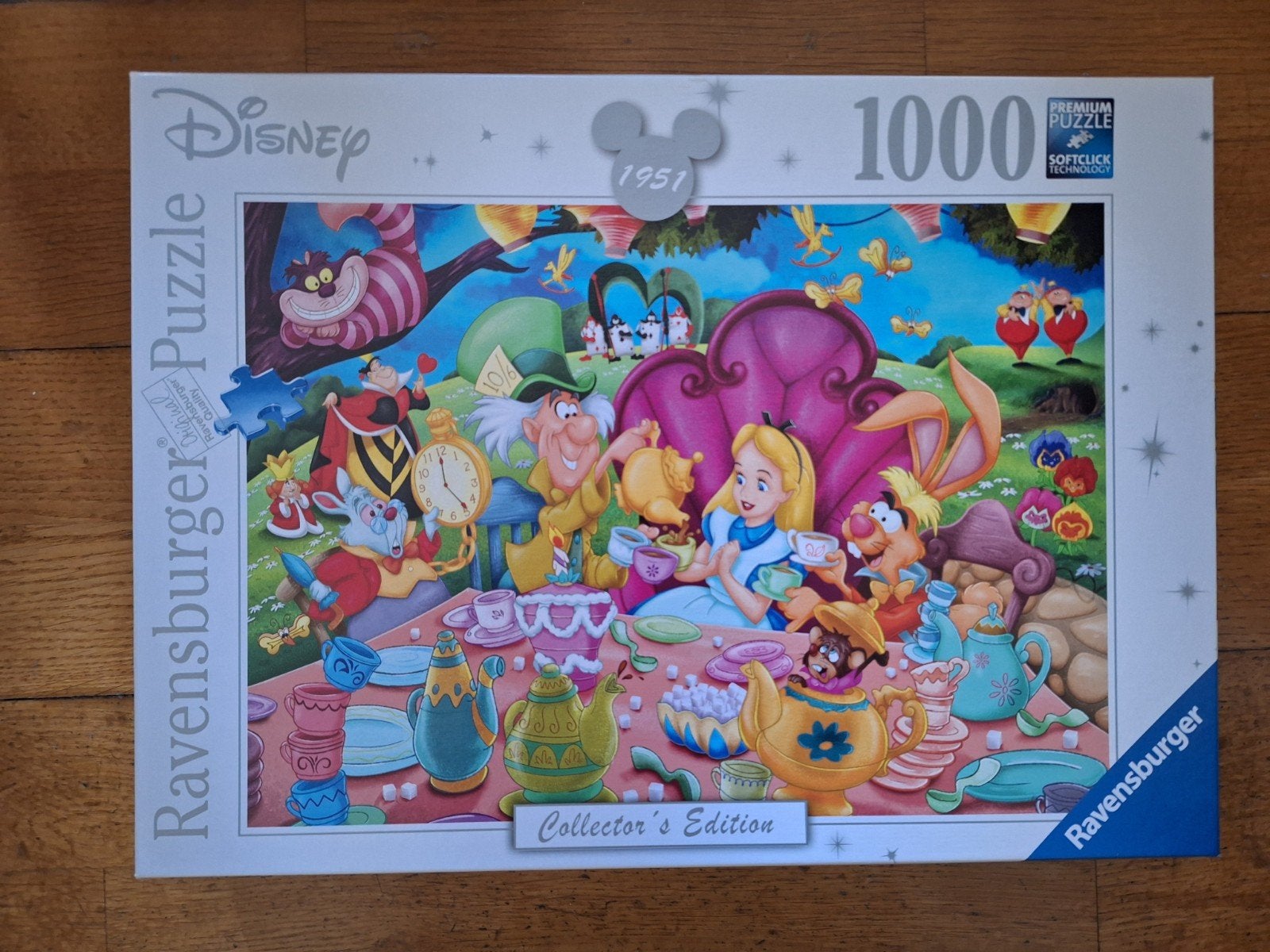 Ravensburger Disney Alice in Wonderland puzzel 1000 stukje, Ophalen of Verzenden, 500 t/m 1500 stukjes, Zo goed als nieuw, Legpuzzel