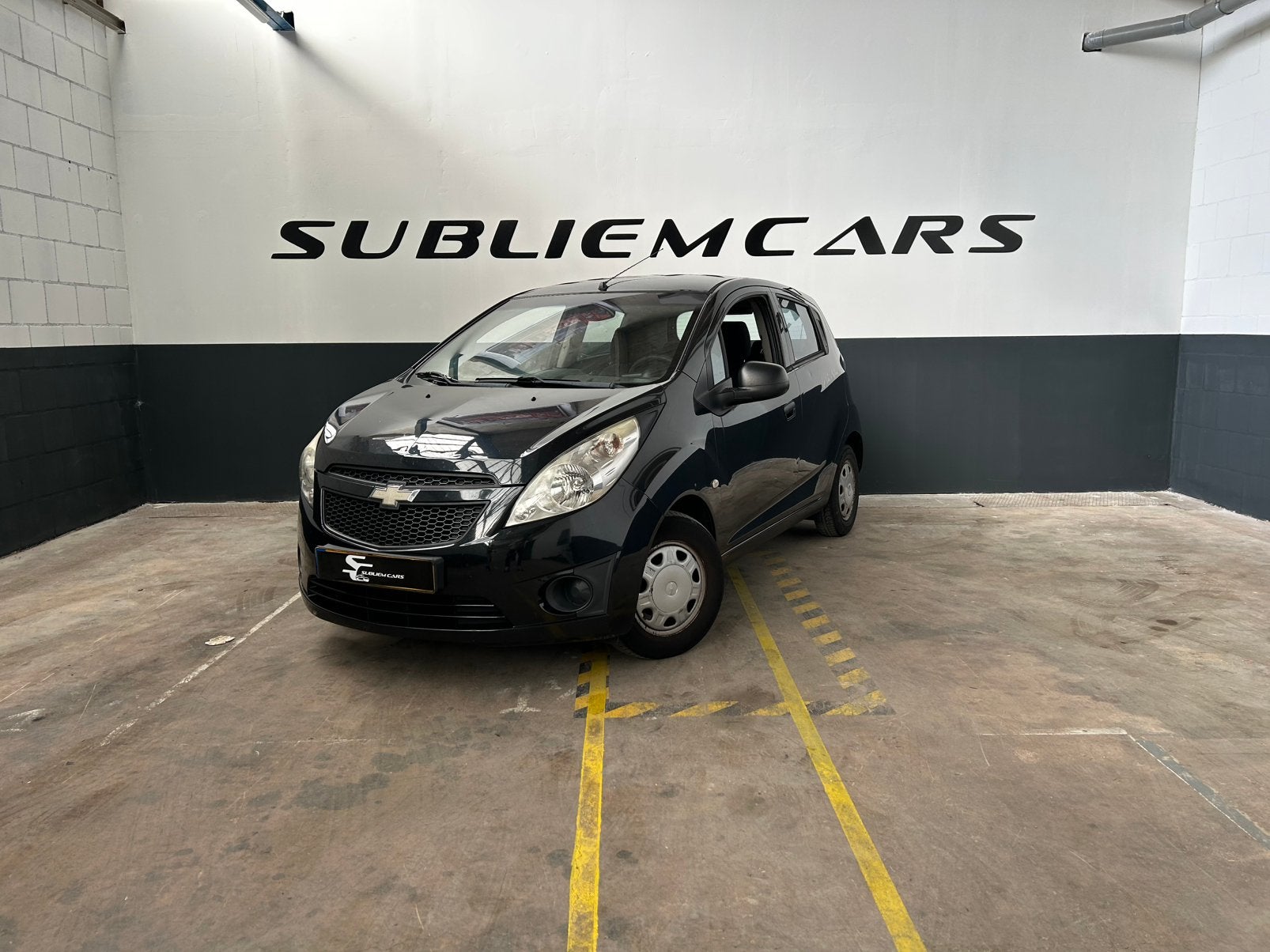 Chevrolet Spark 1.0 Bifuel 2012 Zwart LPG, Auto's, 15 km/l, 4 cilinders, Zwart, Origineel Nederlands