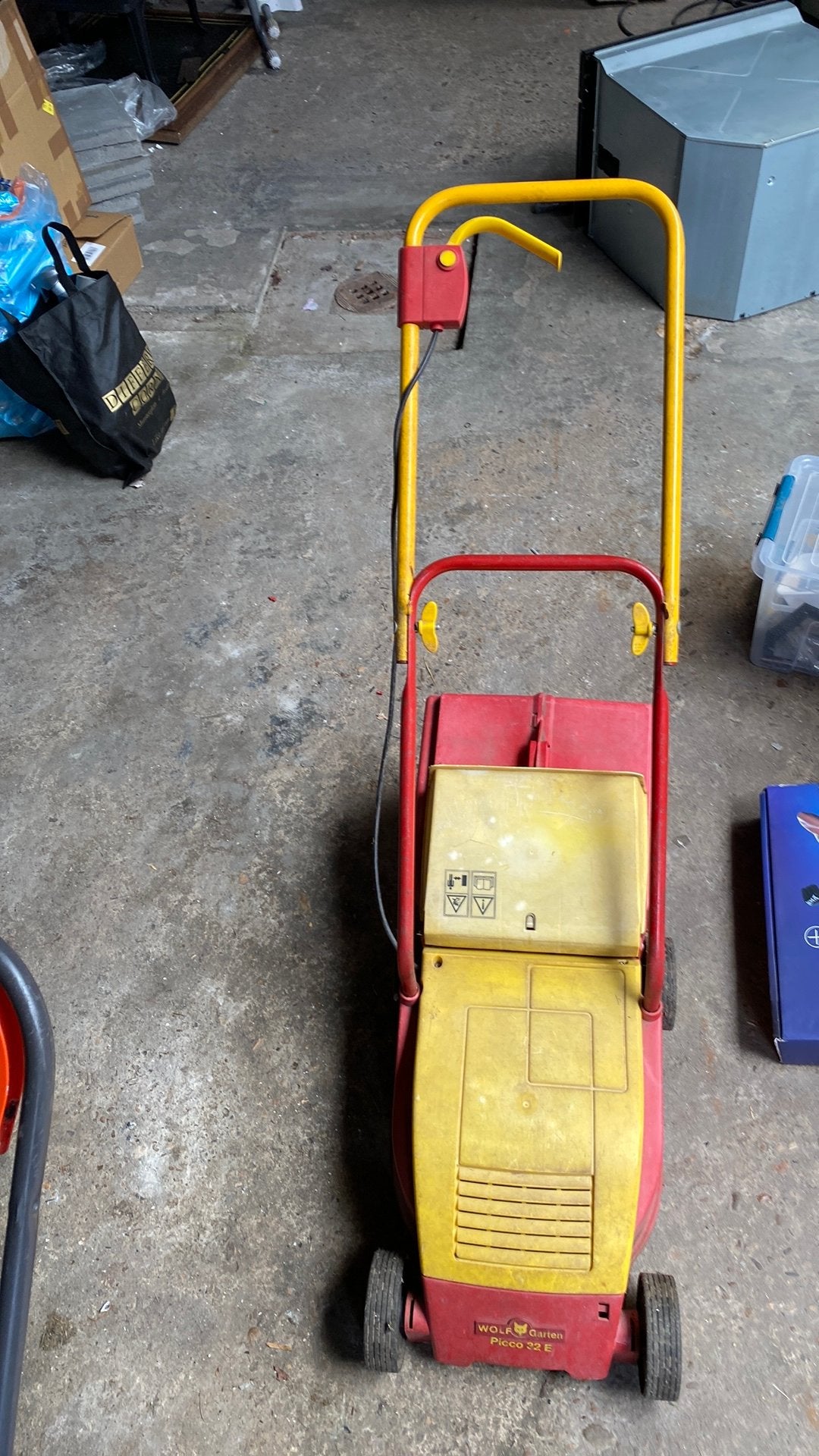 Wolf Garten Picco 32 E grasmaaier, Ophalen, Gebruikt, Elektrische grasmaaier, Opvangbak
