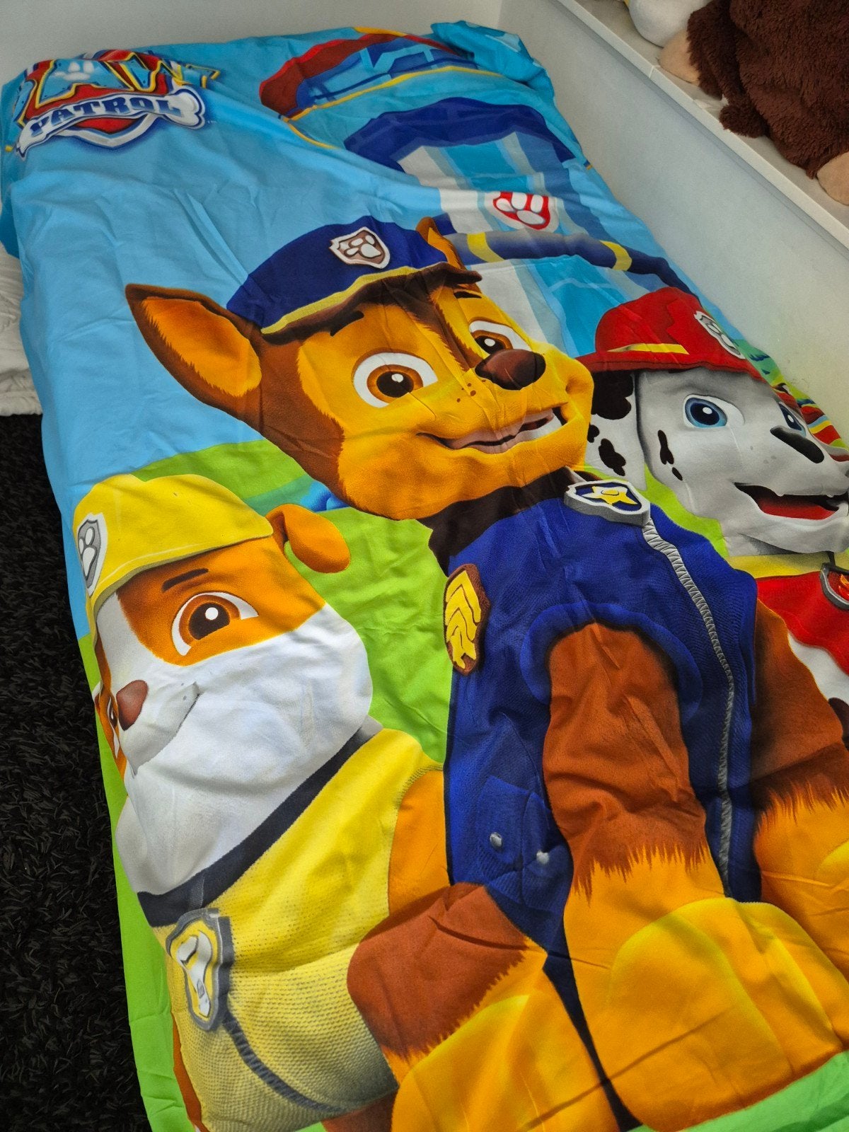 Paw Patrol dekbedovertrek, Ophalen, Zo goed als nieuw, Meerkleurig, Dekbedovertrek