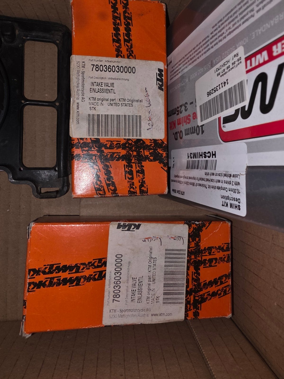 KTM 450/530 EXC Kleppen, Shims & Koelventilator, Motoren, Onderdelen | Overige, Ophalen of Verzenden, Nieuw