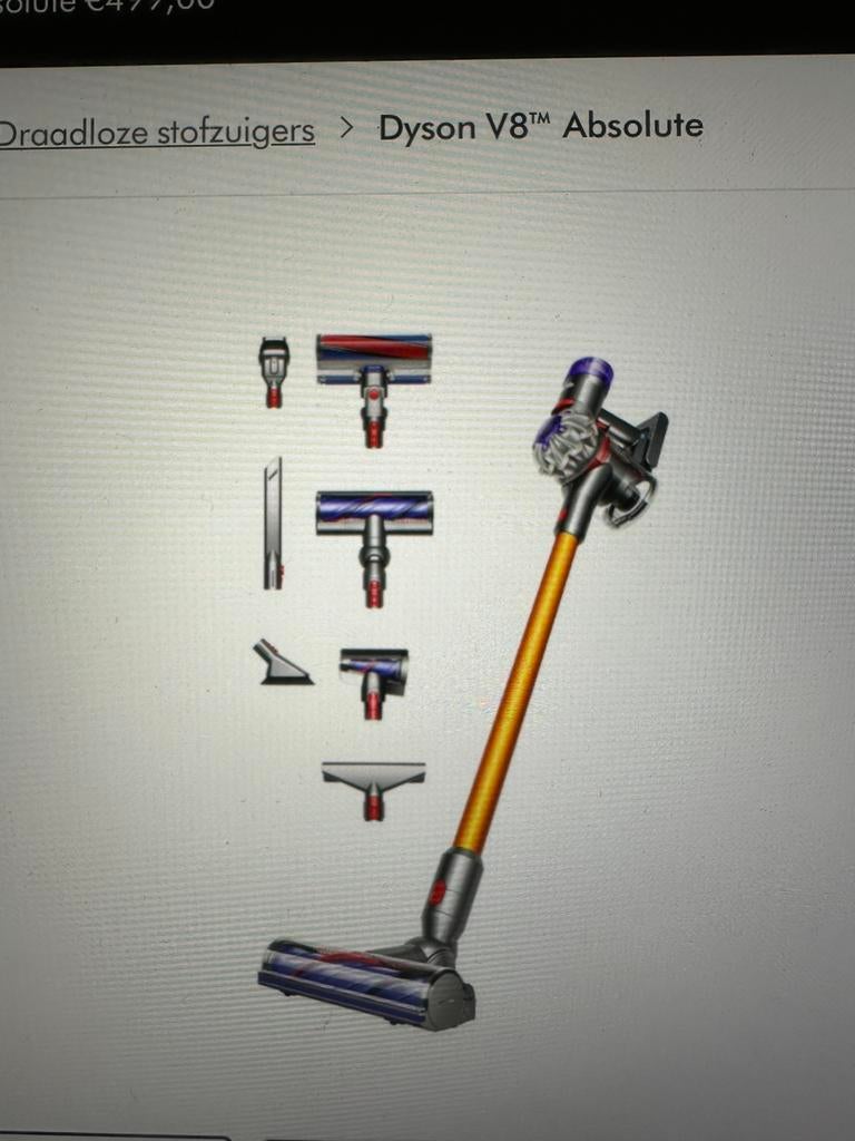 Dyson V8 Absolute, Witgoed en Apparatuur, Stofzuigers, Ophalen, Overige typen, Nieuw, Dyson