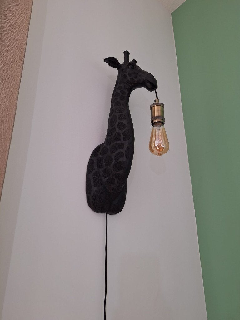 Giraffe wandlamp, Ophalen, Gebruikt