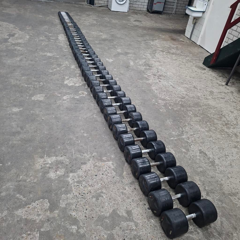 Lifemaxx Dumbells Set 1 kilo tot 42 kilo, Ophalen, Zo goed als nieuw, Dumbbell