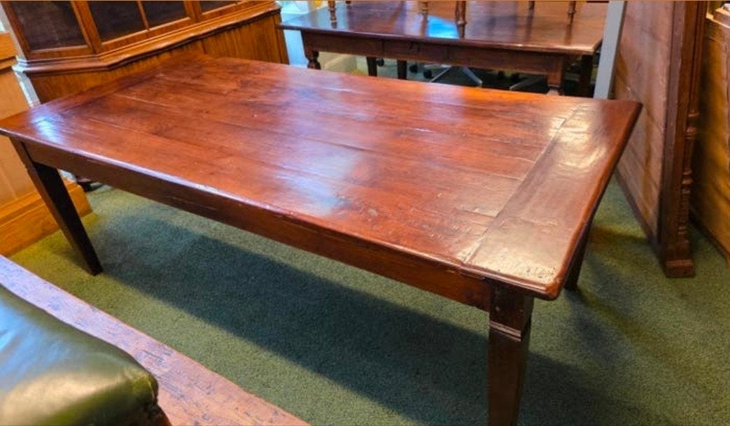 Antieke boeren  Franse tafel, Ophalen