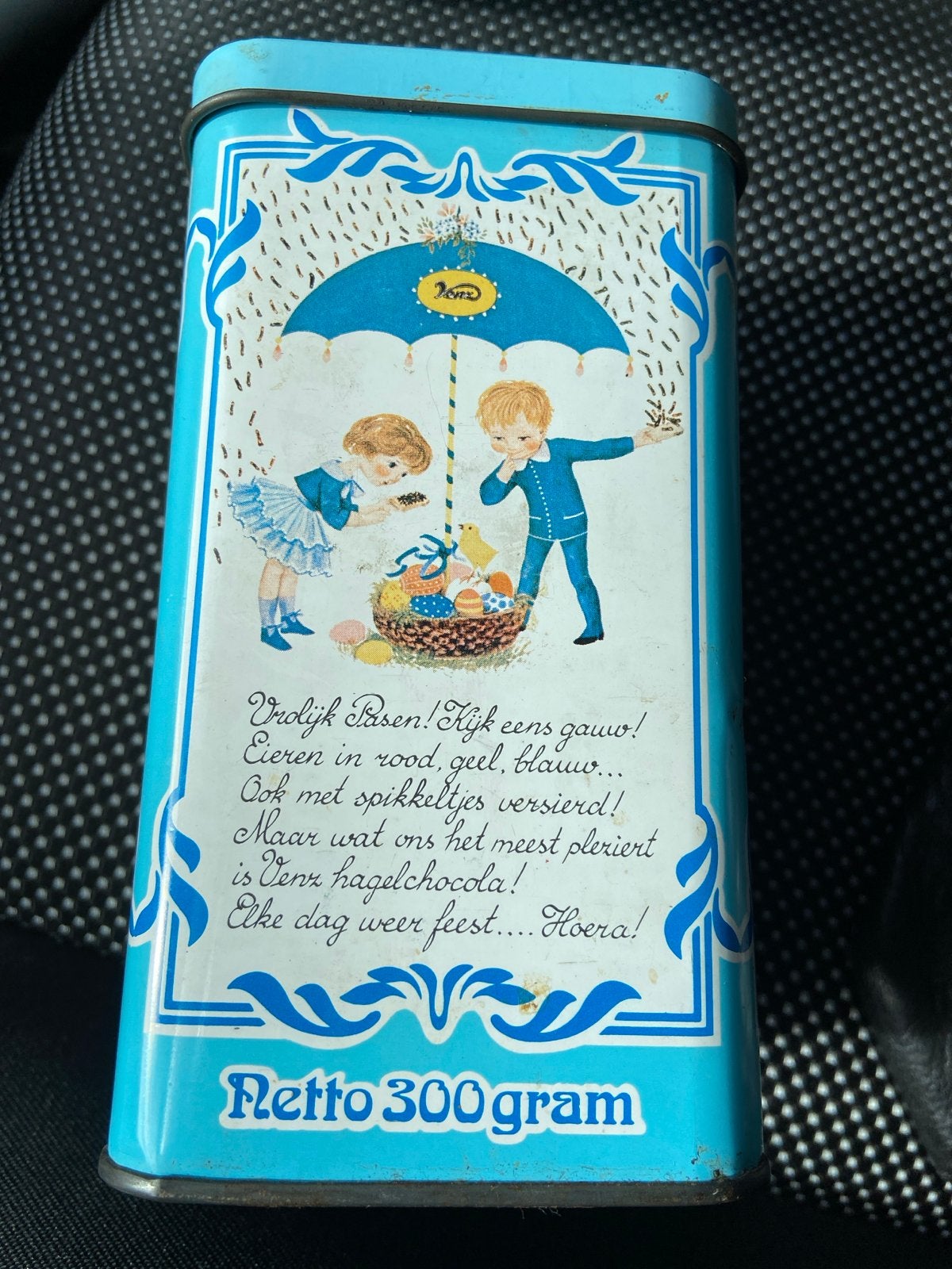 Vintage Venz Hagelslag Blik - Chocoladehagelslag Melk, Verzamelen, Ophalen of Verzenden, Gebruikt, Overige, Overige merken
