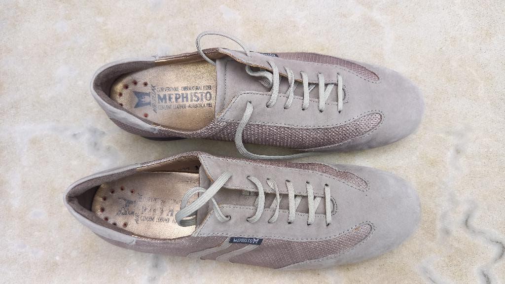 MEPHISTO LEREN SCHOENEN MAAT  7 = 40, Overige kleuren, Ophalen of Verzenden, Sneakers of Gympen, Gedragen