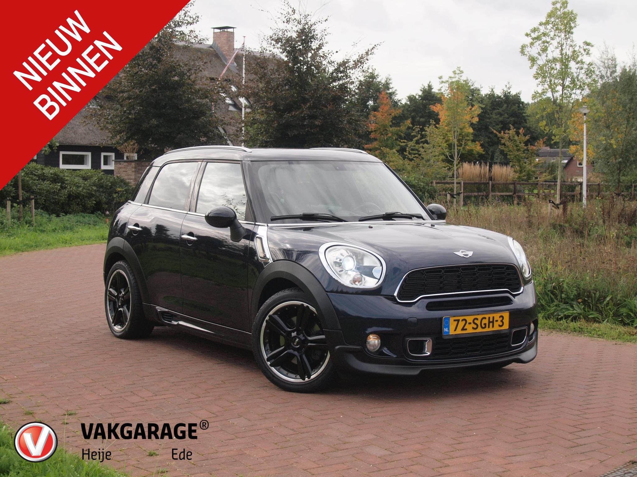 MINI Countryman 1.6 Cooper S Chili Works Pakket | Cruise Con, Voorwielaandrijving, Euro 5, Gebruikt, Leder en Stof