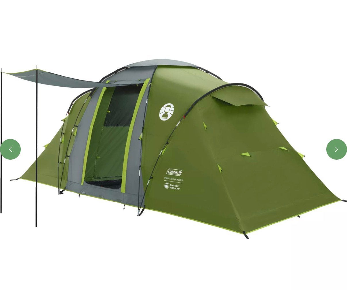 Coleman tent spruce falls 4 blackout, Ophalen of Verzenden, Zo goed als nieuw, Tot en met 4