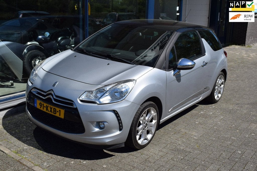 Citroen DS3 1.6 So Chic, Auto's, Citroën, Voorwielaandrijving, Euro 5, Zwart, 4 cilinders