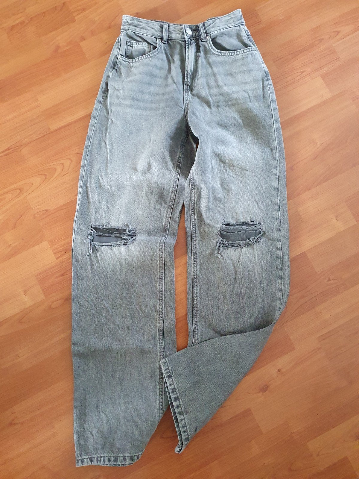 Jeans van FB Sister, Verzenden, Zo goed als nieuw, W27 (confectie 34) of kleiner, Grijs