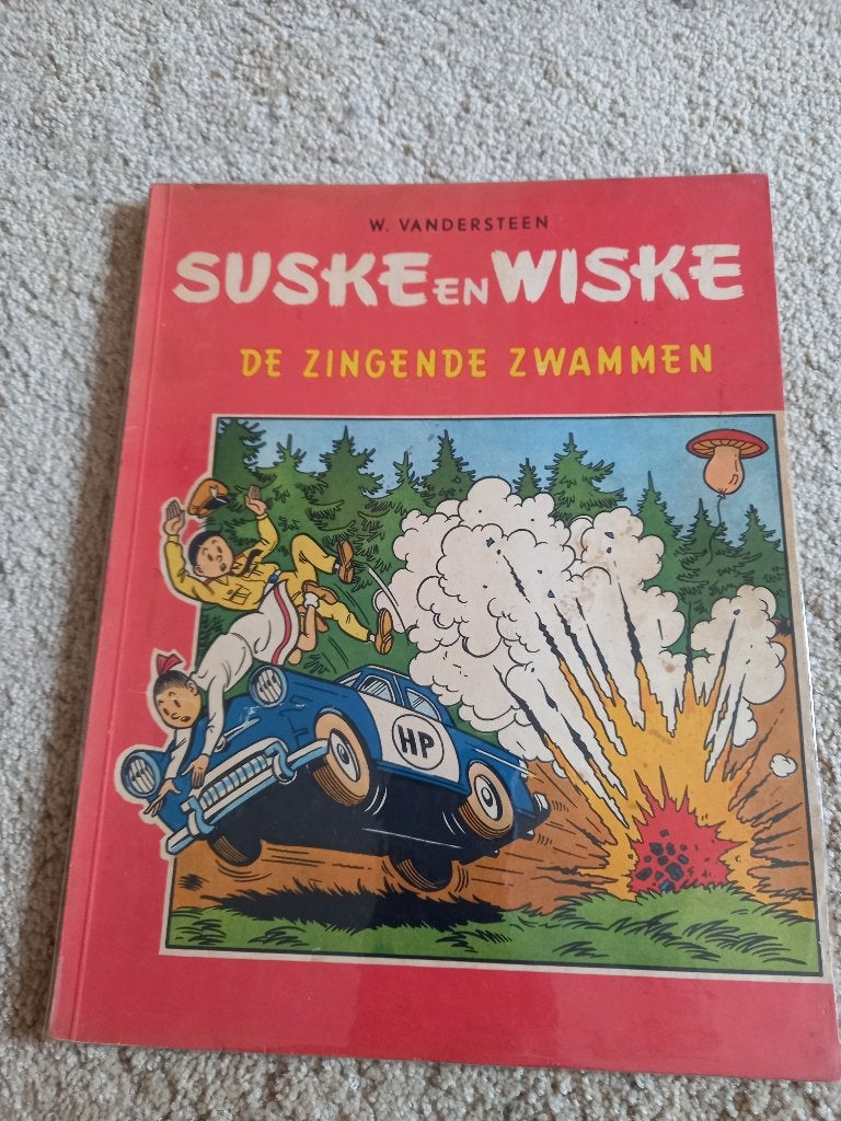 Suske en Wiske TV, Vl 2 kleur(3)-De zingende zwammen 2e druk, Gelezen, Willy Vandersteen, Eén stripboek, Ophalen of Verzenden
