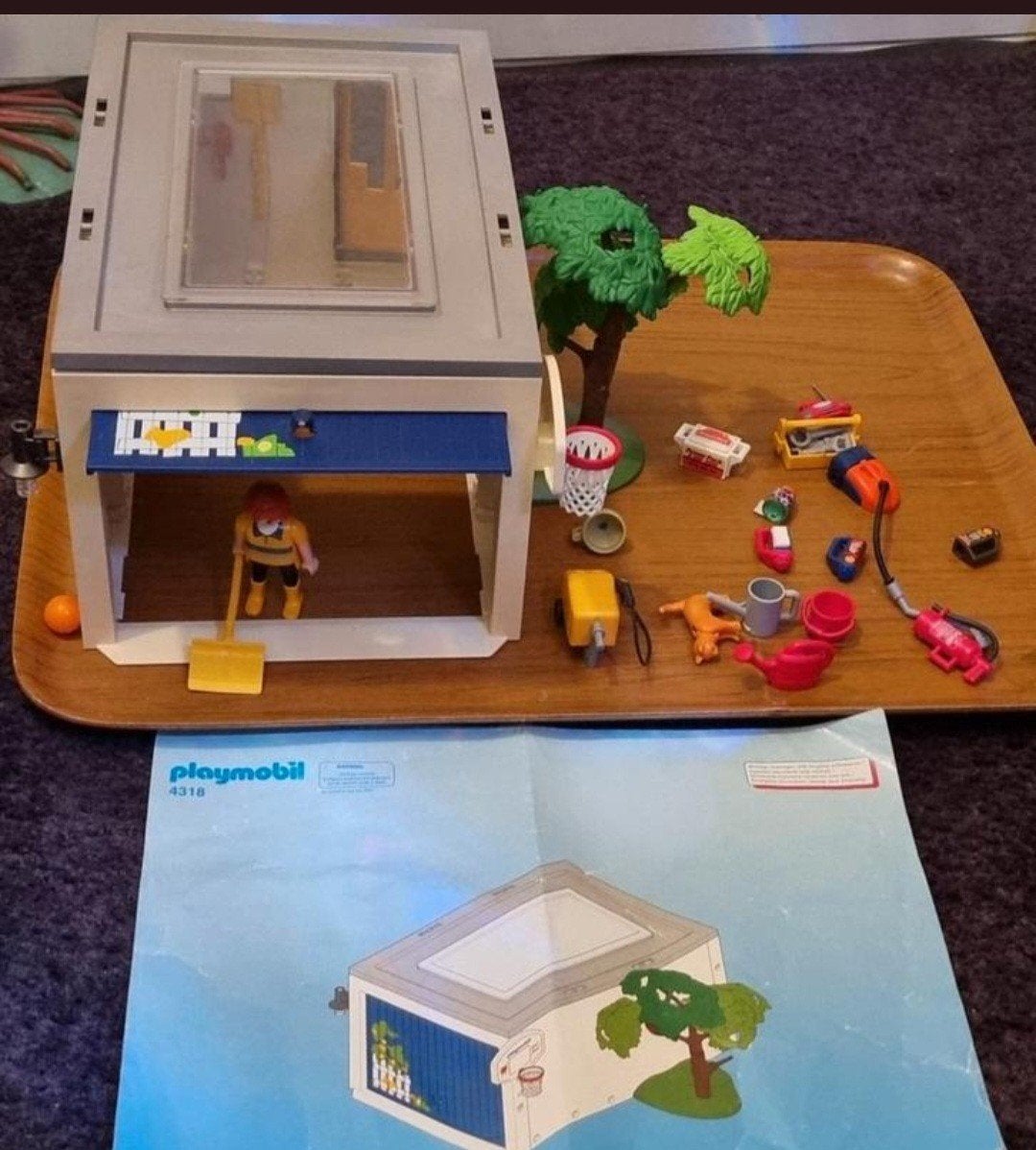 playmobil 4318 Garage. Helemaal Compleet., Ophalen of Verzenden