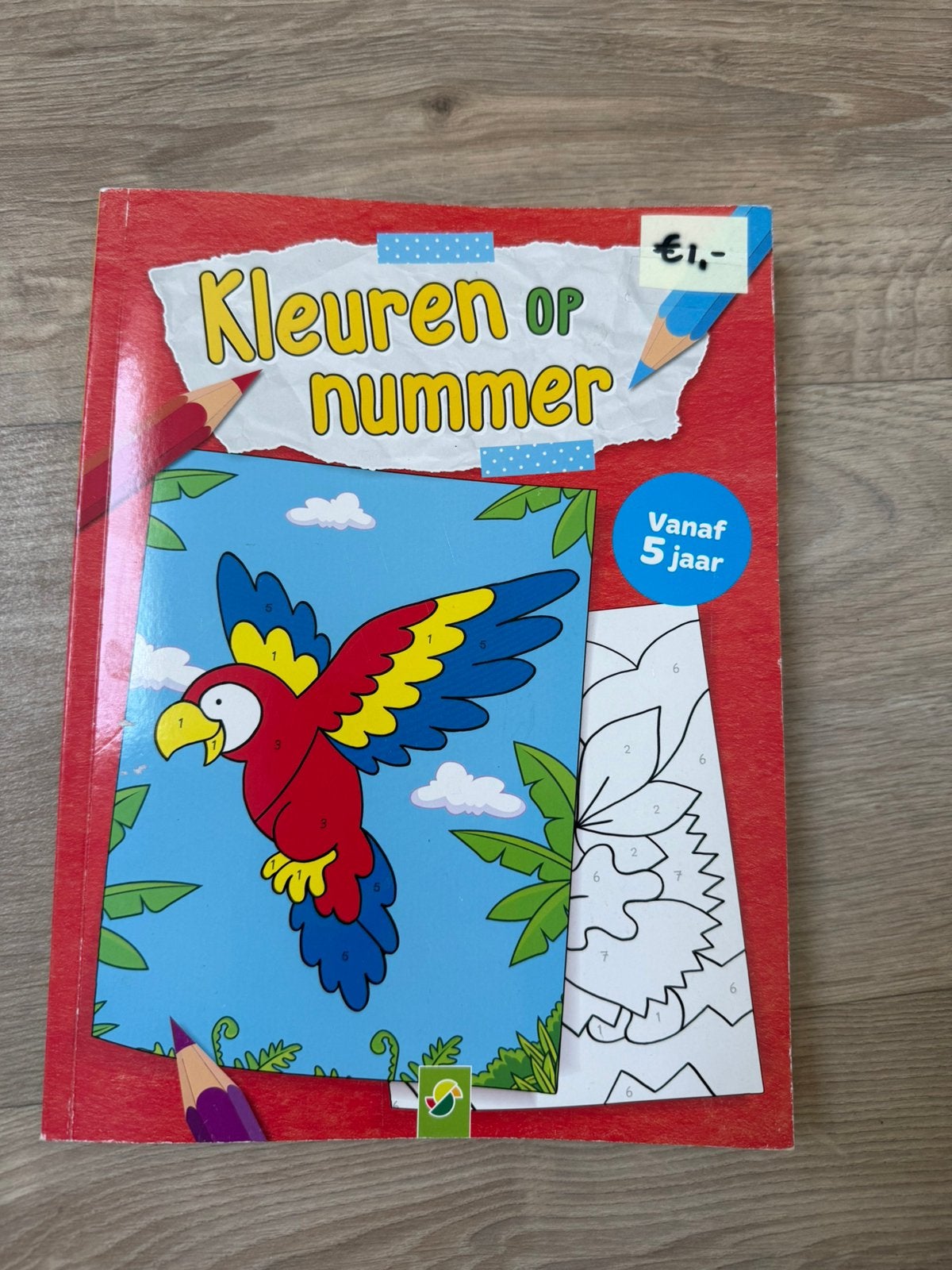 Kleurboek ️ Kleuren op nummer ️, Ophalen of Verzenden, Zo goed als nieuw, Papier, Schets- of Tekenboek