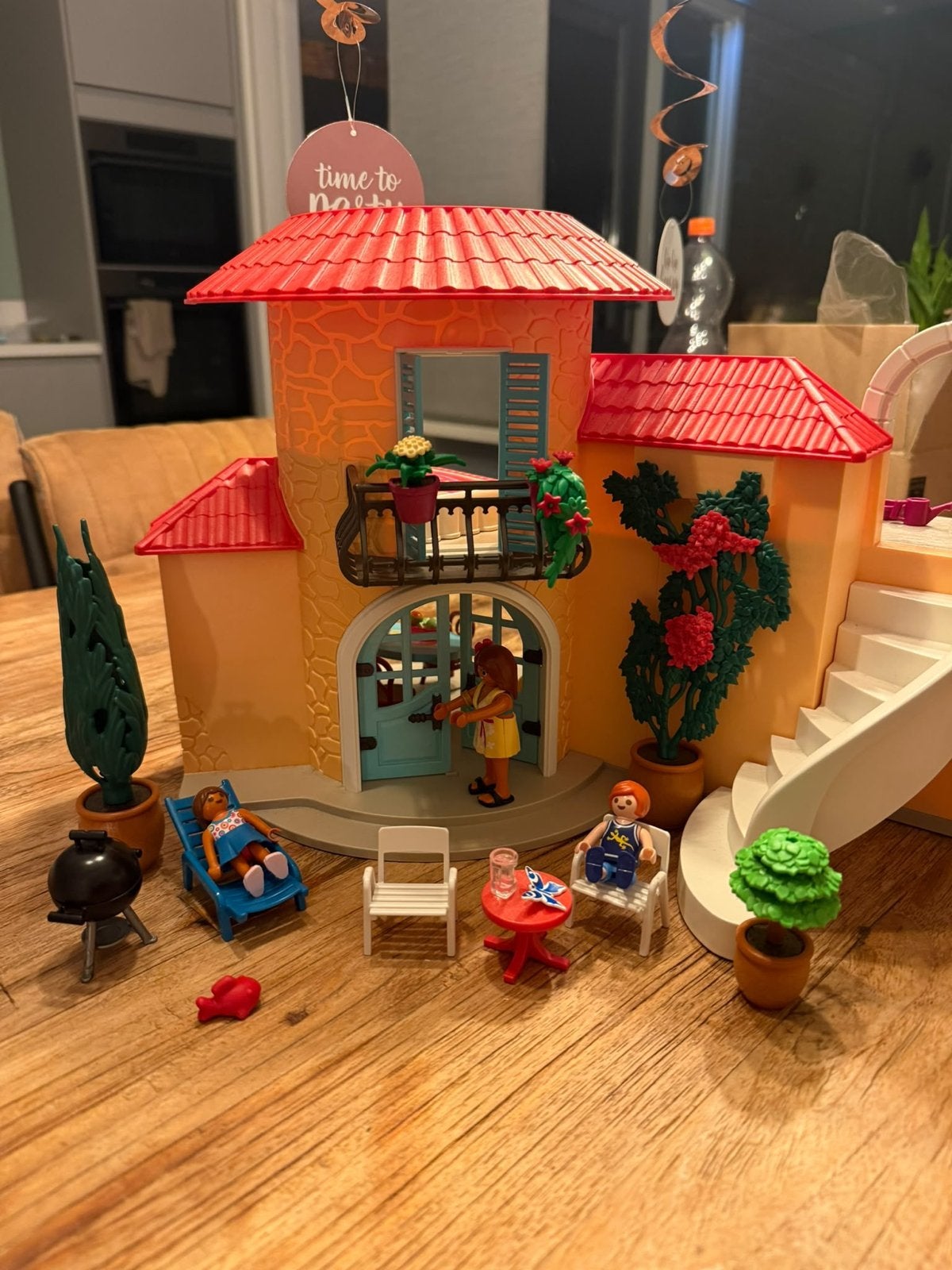 Playmobil 9420 Zomerhuis met inrichting en figuren, Gebruikt, Gebouw, Complete set, Family fun