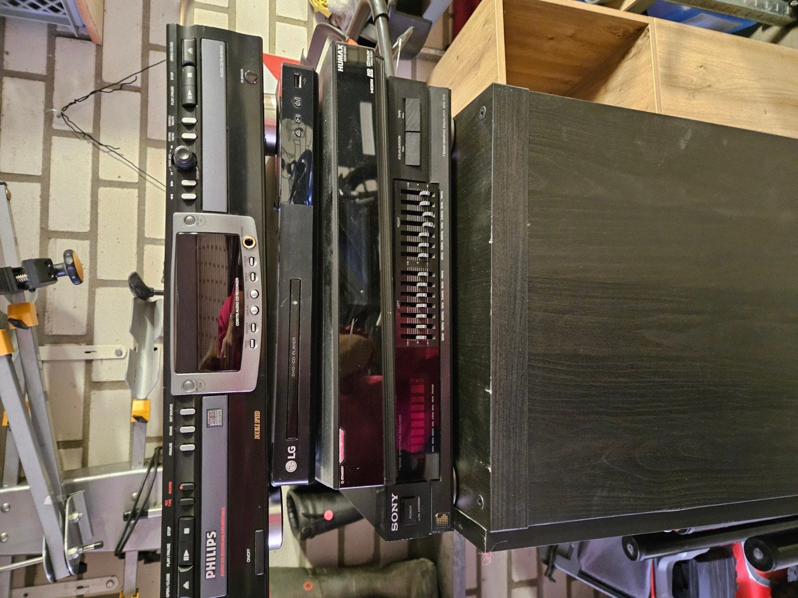 Diverse audio- en videospelers (Philips, LG, Sony), Ophalen, Philips, Gebruikt, Losse componenten
