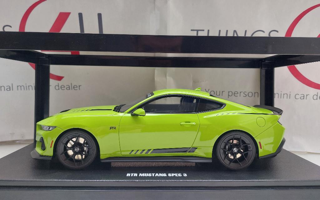 GT Spirit 1:18 Ford RTR Mustang Spec 3 Coupe groen/zwart, Hobby en Vrije tijd, Modelauto's | 1:18, Ophalen of Verzenden, Nieuw