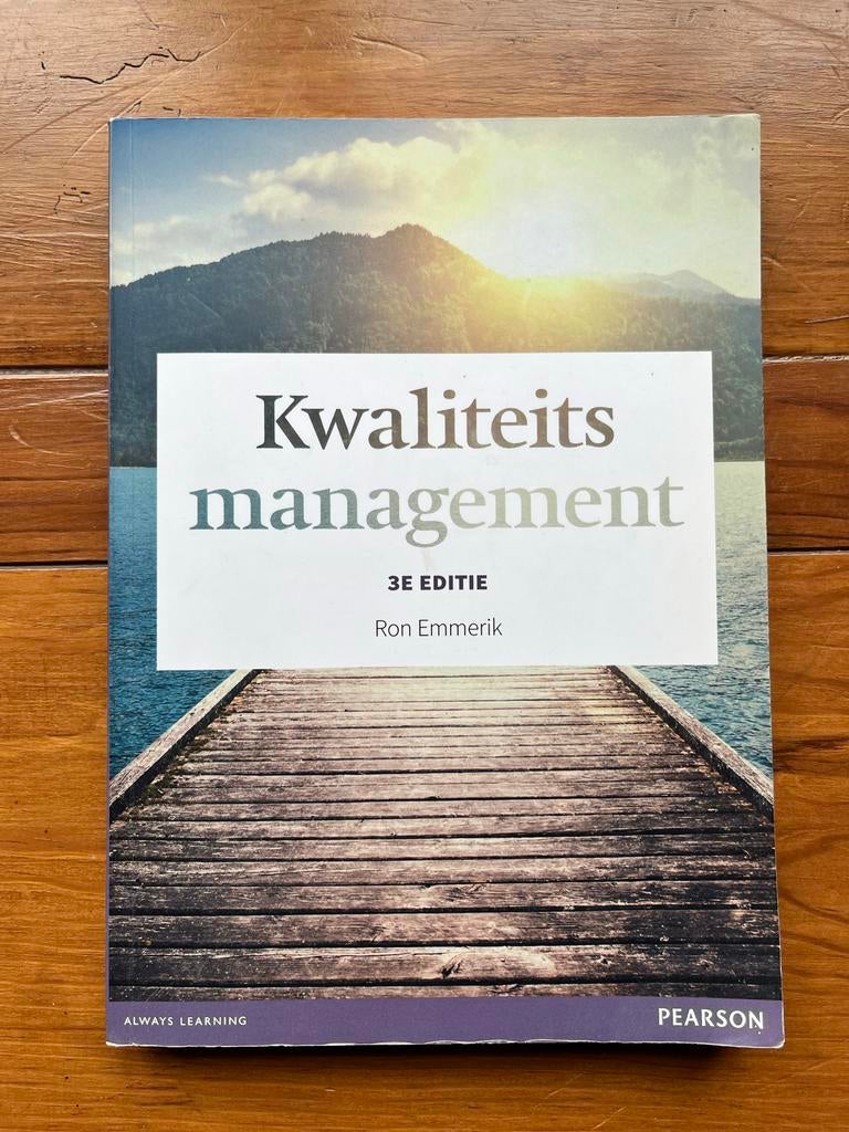 Kwaliteitsmanagement - Ron Emmerik - 3e Editie, Ophalen of Verzenden, Zo goed als nieuw, Management