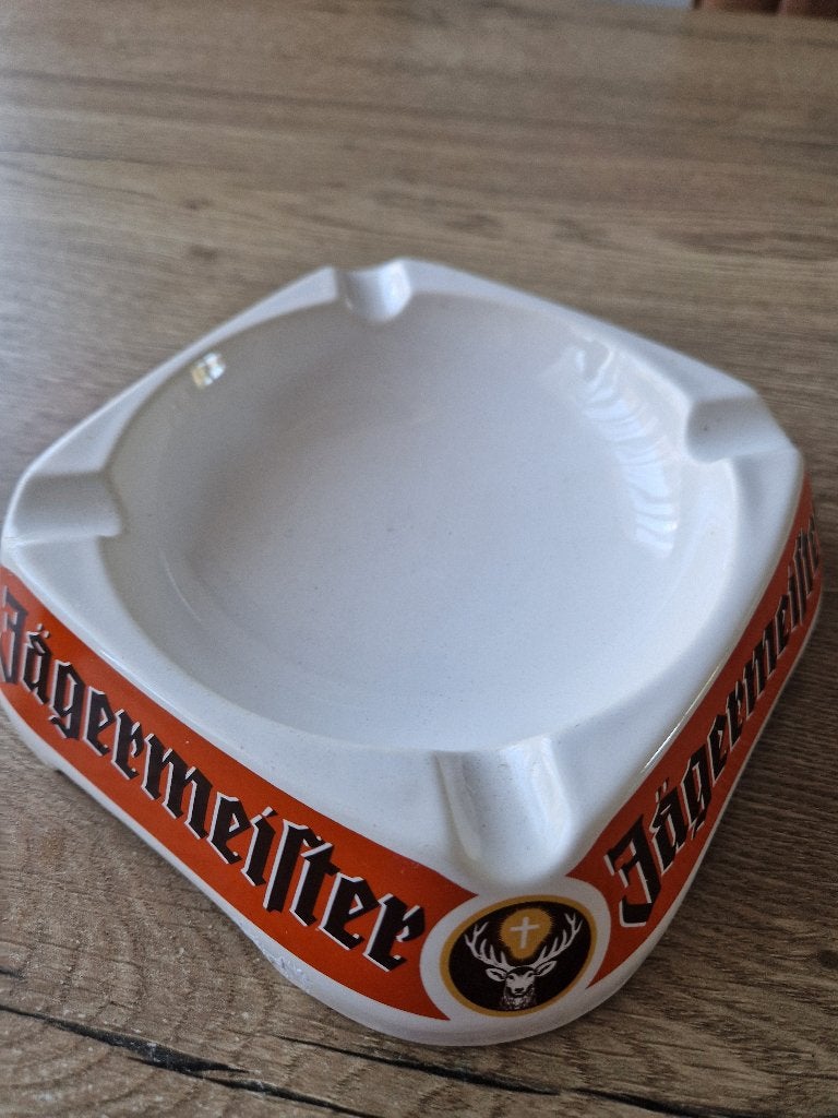 Jägermeister asbak vintage, Verzamelen, Ophalen, Zo goed als nieuw, Gebruiksvoorwerp