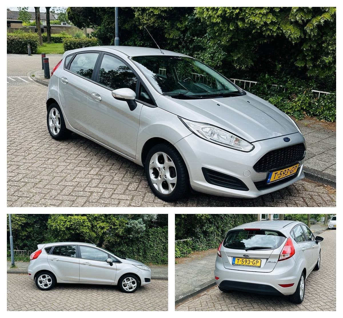 Ford Fiesta 1.25 Benzine 5-Deurs 2016 – Nette Auto, Voorwielaandrijving, 40 €/maand, 1242 cc, 4 cilinders