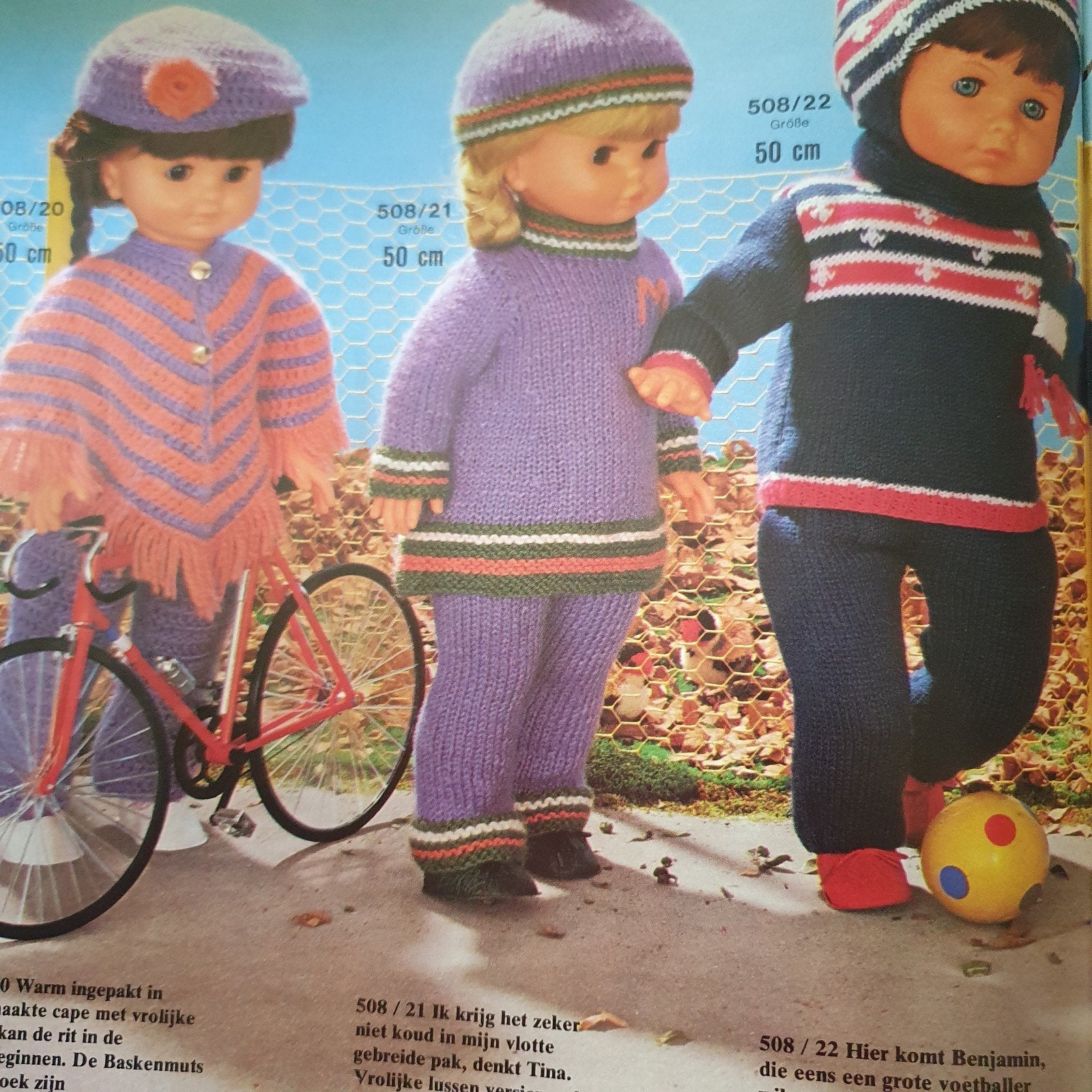 vintage patronenboek oude poppen, Verzenden, Gebruikt, Burda
