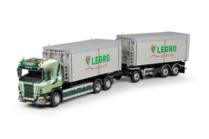 Gezocht!!! Tekno Scania Legro haakarm container, Hobby en Vrije tijd, Ophalen of Verzenden, Zo goed als nieuw, Bus of Vrachtwagen