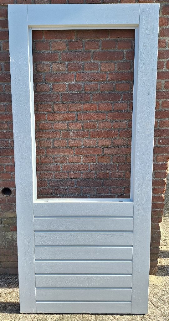 WEEKAMP hardhouten achterdeur WK048 gegrond, Ophalen, 80 tot 100 cm, Nieuw, Buitendeur