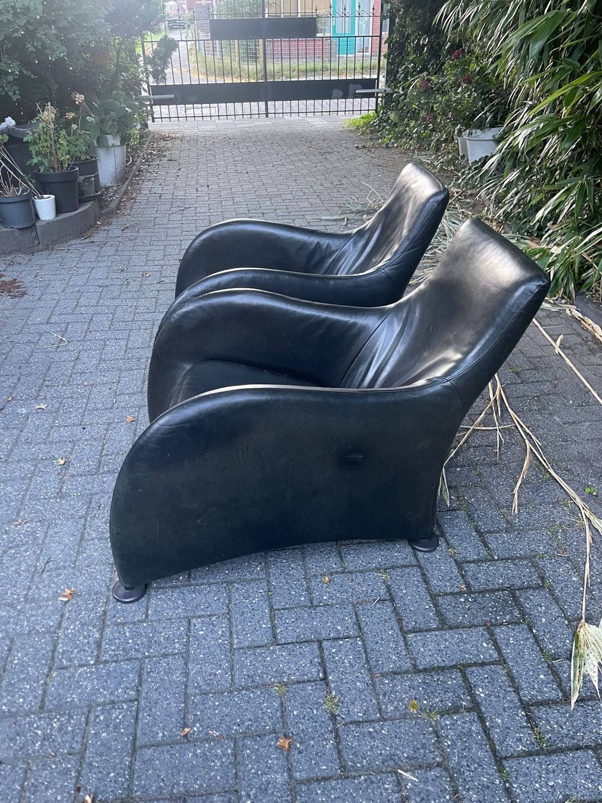 2 prachtige Montis design fauteuils, Gebruikt, Design, 75 tot 100 cm, Ophalen of Verzenden
