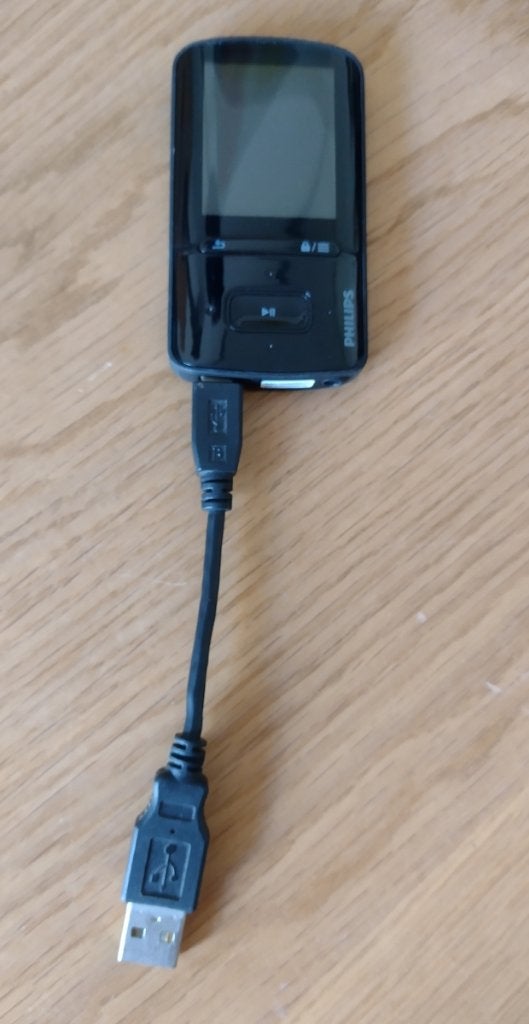 Philips GoGear Vibe 8gb MP3 speler, Ophalen, Gebruikt, Classic, Zwart