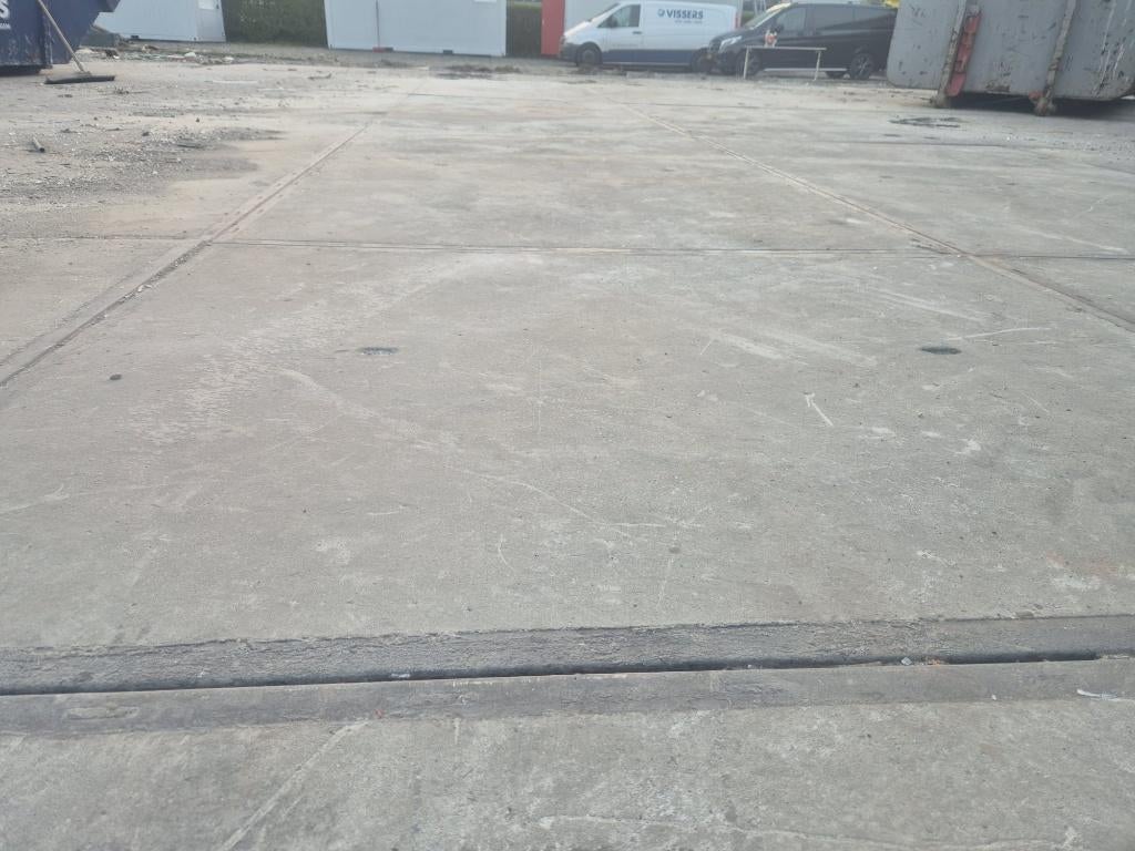 Partij betonplaten diverse maten (Zie omschrijving) verkocht, Tuin en Terras, Tegels en Klinkers, Ophalen, Overige typen, Zo goed als nieuw