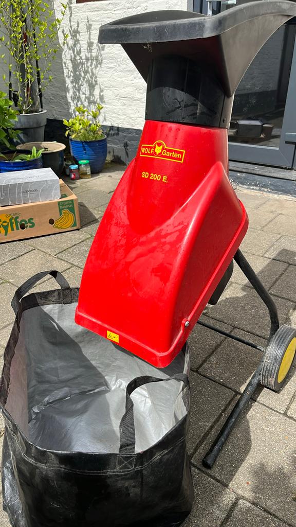 Wolf Garten SD 200 E Elektrische Hakselaar, Tuin en Terras, Hakselaars, Gebruikt, Elektrisch, Met opvangzak, Ophalen