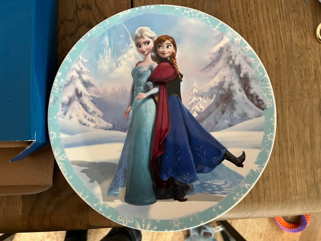 Disney Frozen Anna & Elsa Wandbord - Sisterly Bond, Meerkleurig, Nieuw, Steen/keramiek, Ophalen of Verzenden