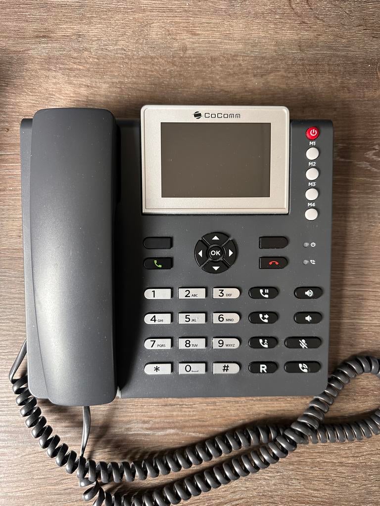 CoComm GSM bureautelefoon die werkt met een simkaart, Ophalen of Verzenden, Zo goed als nieuw, 1 handset