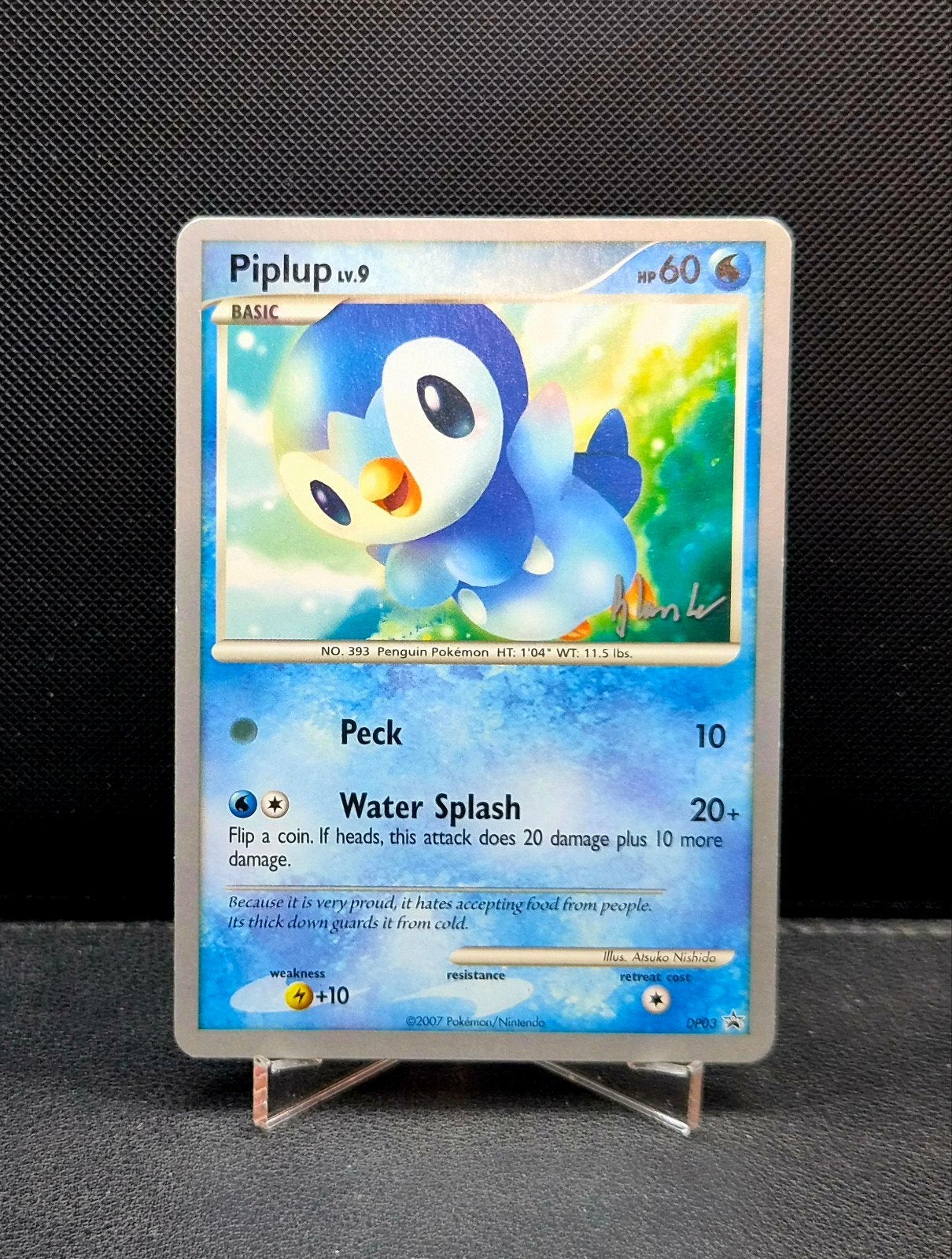 Piplup DP03 World Championships 2008 Engels, Ophalen of Verzenden, Zo goed als nieuw