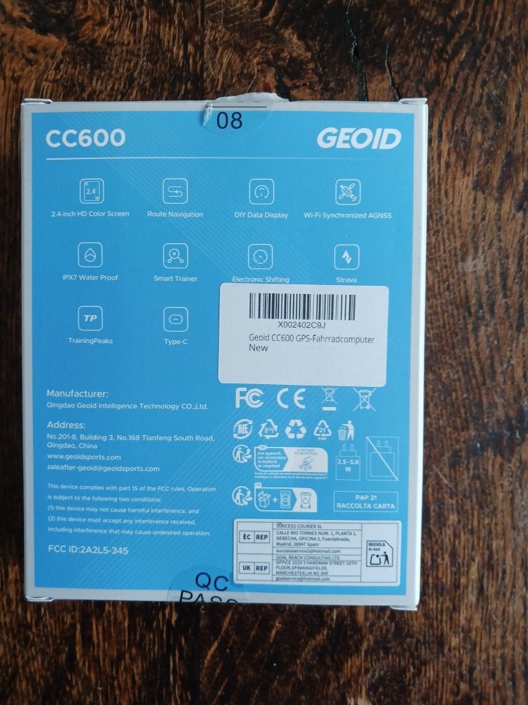 Fietscomputer Geoid cc 600 smart GPS, Ophalen of Verzenden, Nieuw, Overige typen