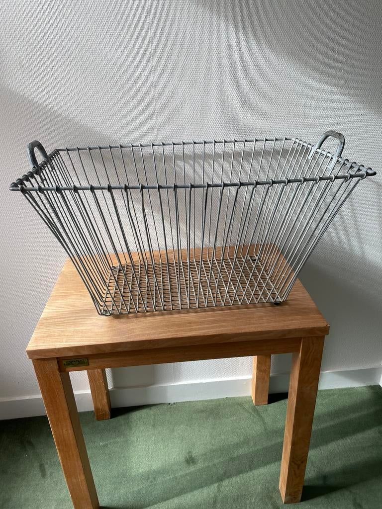 Grote zinken draadmand., Ophalen, Gebruikt