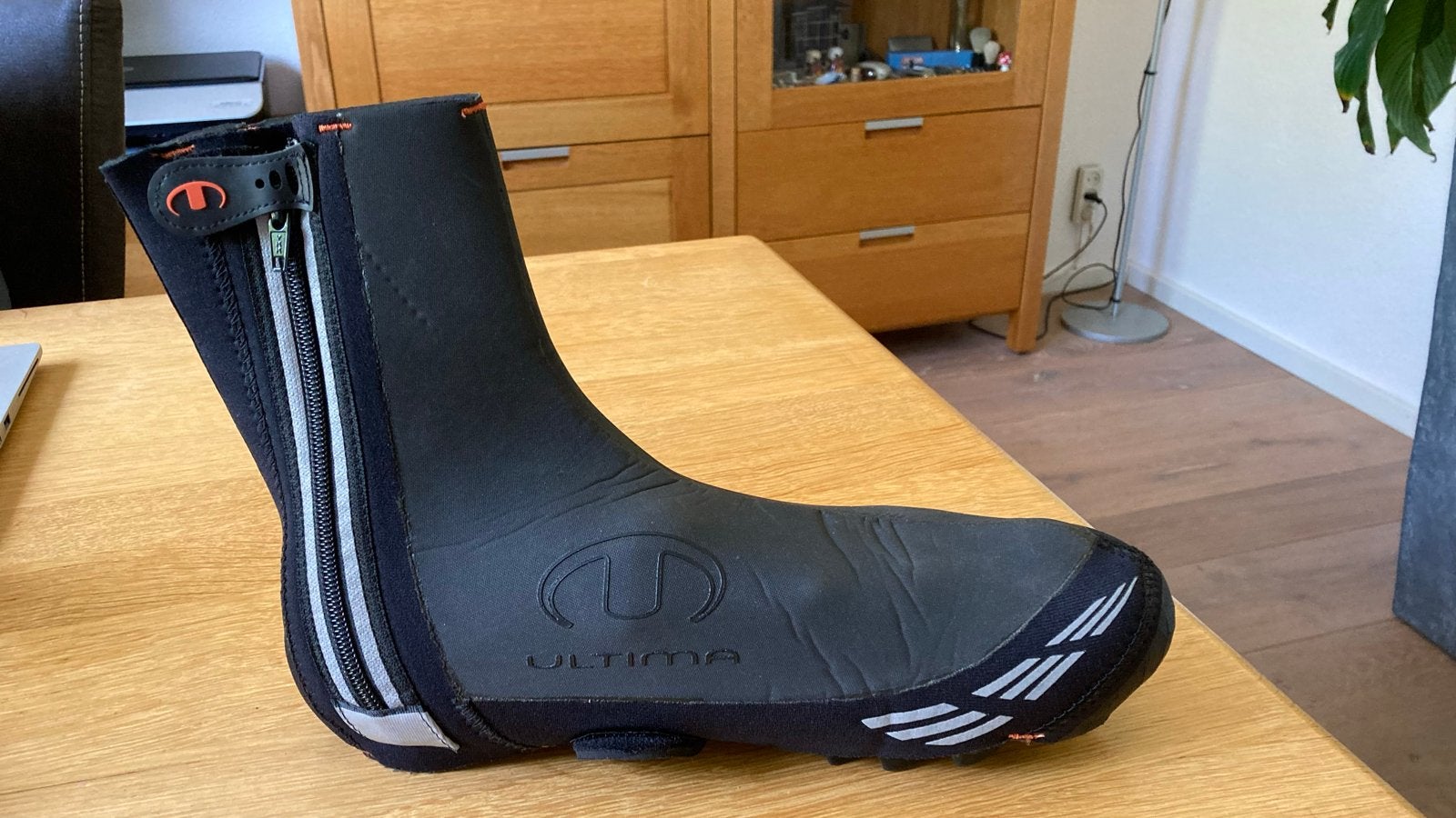Shimano fietsschoenen met Ultima neopreen overschoenen, Gebruikt, Heren, Schoenen, Overige maten