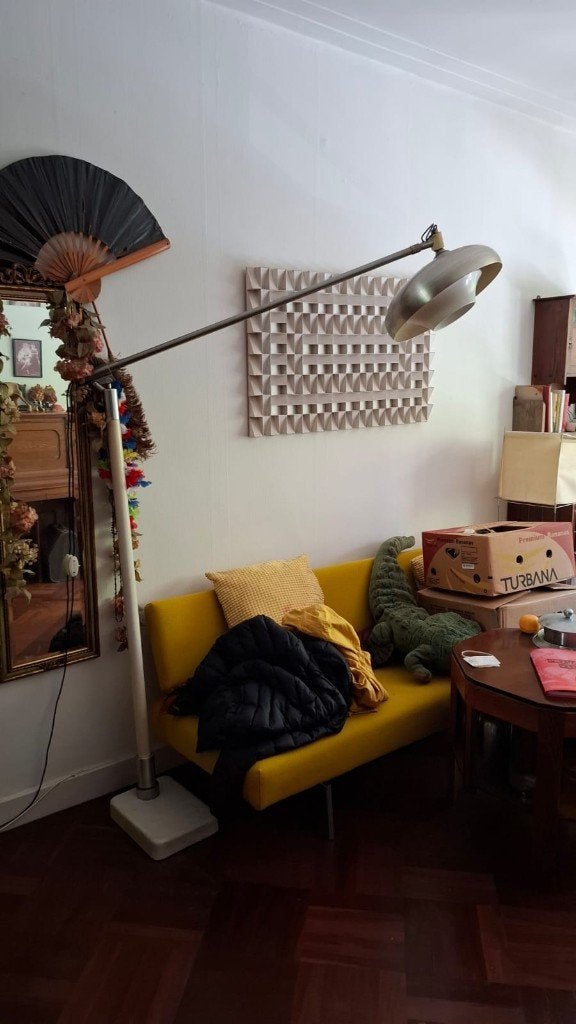 Antieke tandarts vloerlamp - Uniek, Ophalen, Gebruikt, E27 (groot), Modern