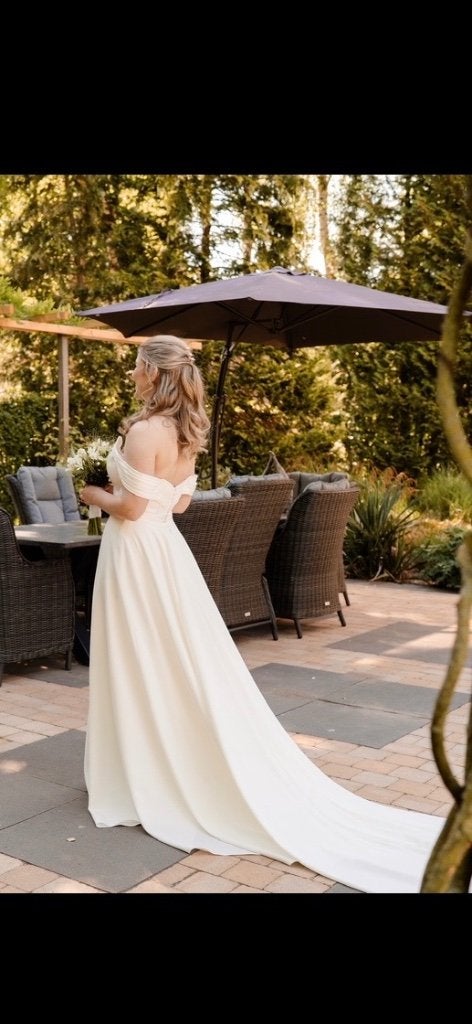 Jarice trouwjurk maat 38 | Tweedelig | Strapless | Ivoor, Trouwjurk, Ophalen of Verzenden, Zo goed als nieuw, Wit