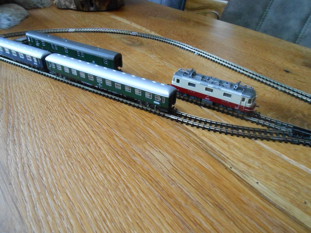 Uitgebreide start set N spoor Zwitserland met Arnold 2416, Treinset, Gelijkstroom, Fleischmann, Ophalen of Verzenden
